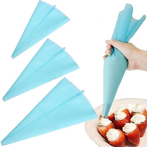 Wholesale- Popular Silicone Pastry Bag Reusable Cream Icing Piping Cookie Cake Decorating DIY Tool