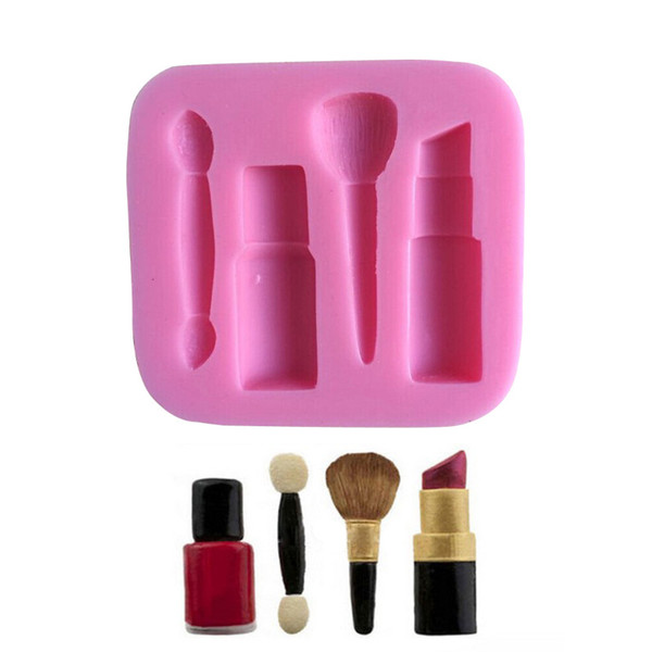 2018 Makeup Tools Mold Lipstick Fondant Cake Molds Soap Mold Chocolate Mould Silicone Mold Bakeware Cake Decorating