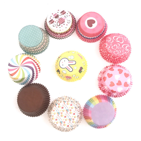 Baking Mold Paper Cake Baking Cup Cup Bakeware Rainbow Cupcake Mold CupS Cake Paper Decorating Tool Dropship