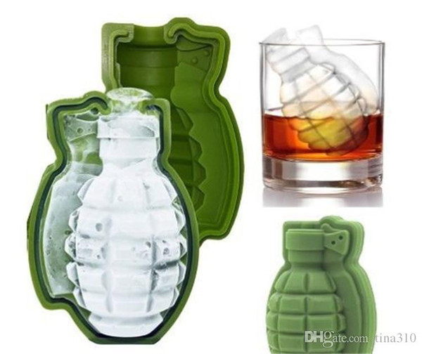 New silicone unique Shape Ice Cream Maker Army Green Ice Mold Creative Cake Mold Baking Mold IA740