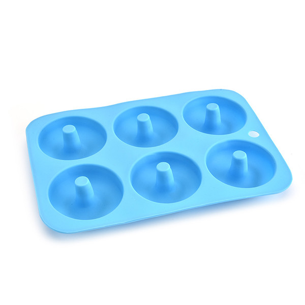 4 colors silicone cake molds high temperature resistance doughnut modelling tools kitcchen bakeware creative cake tools