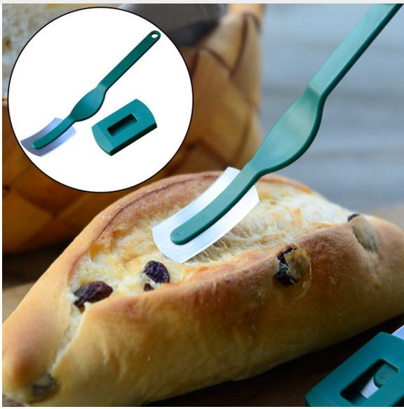 1Pc European Bread Arc Curved Bread Knife Baguette Cutting French Toas Cutter Western-style Baguette Cutting Bakery Tools