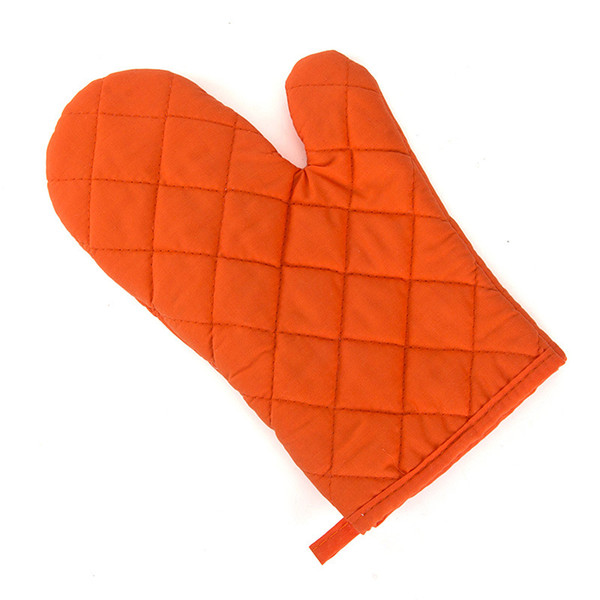 Oven Gloves Bakeware Microwave Heat Insulation Anti High Temperature Grill Glove Dot Solid Sweet Oven Mitt Baking Gloves