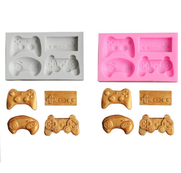 Game Controller Mold Silicone Handmade cake Candy Molds Video Game Controller Mold Gamepad Fondant Mold for Chocolate DIY Kitchen