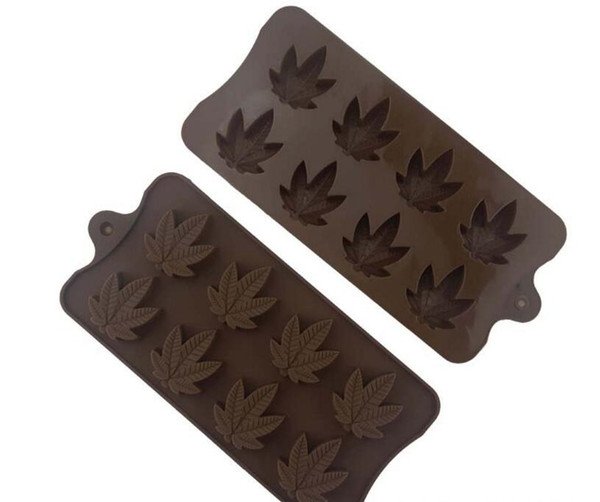 Creative Maple Leaf Chocolate Mold Bar Block Ice Silicone Cake Candy Sugar Bake Mould Cake Tools