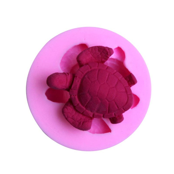 DIY Sea Turtle 3D Silicone Fondant Mold Cake Decoration Tool Chocolate Pudding Cake Mold Baking Tools Pastry Soap Molds