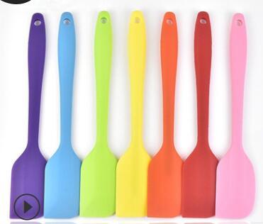 Kitchen Silicone Cream Butter Cake Spatula Mixing Batter Scraper Brush Butter Mixer Cake Brushes Baking Tool