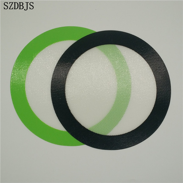 Silicone Dab Pad with Diameter 20cm Silicone Round Mat Silicone Containers mat For Wax Dabs Jars Stainless Titanium Glass Dabber Pad