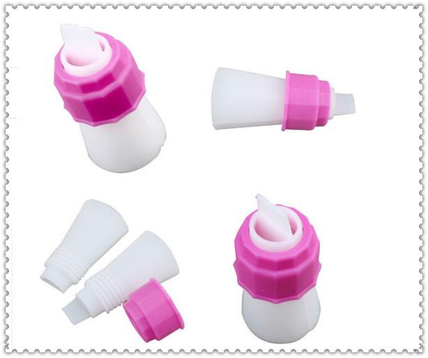 Wholesale - Two Color Cake Dessert Decorators Icing piping bag cream pastry bag with nozzles pastry converter bakeware free shipping