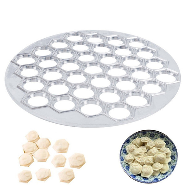 37 Holes Ravioli dumplings Tool maker mold Aluminum Samosa Cooker russian pelmeni maker Dumplings Making Mold LX1906