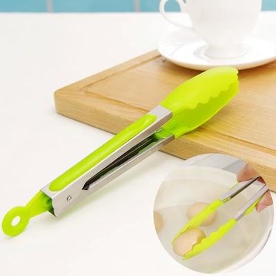 9inch food clip of BBQ tools baking cake clip 100% food grade PP+ stainless steel bread clip