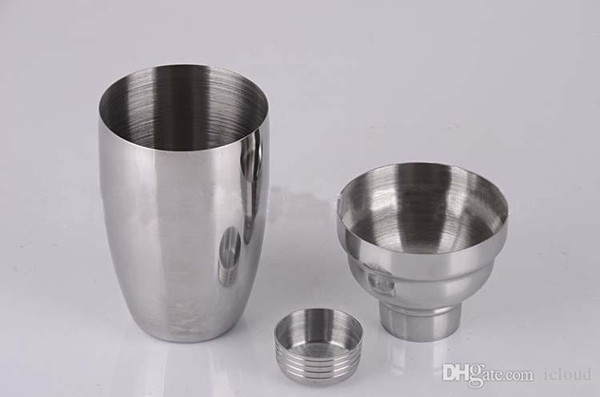 Stainless Steel Cocktail Martini Shaker Drink Martini Shaker Double Jigger Stirrer Strainer Ice Tongs 550ML A208