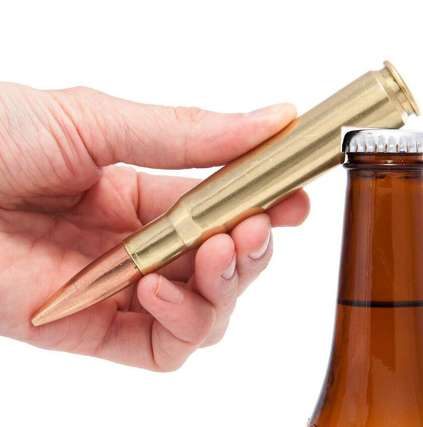 Creative bullet bottle opener Shell case shaped opener Great gift idea for military fan