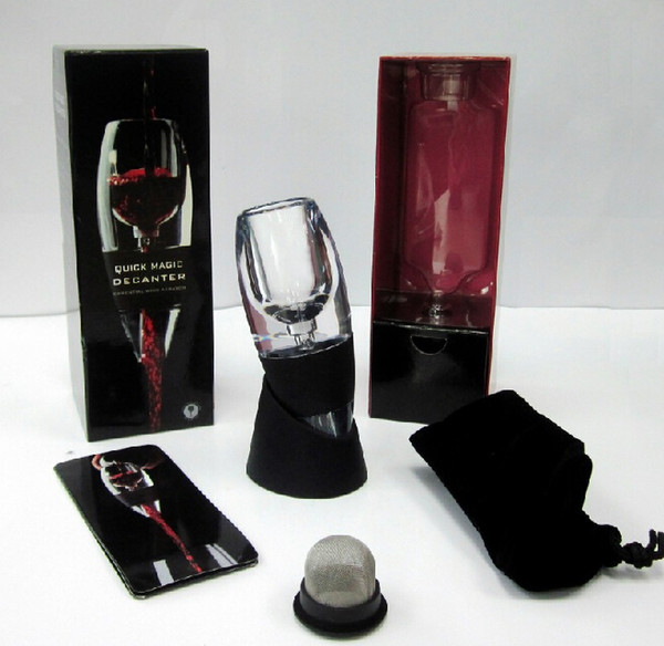 Portable Wine Magic Decanter,Red Wine Aerator Essential,Bag Hopper And Filter Decanter Pourers