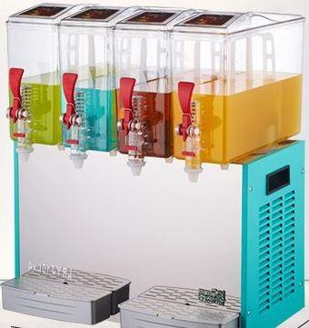 juice beverage dispenser 4 tank 10L*4 with both freezing and heating function 110v/220v free shipping