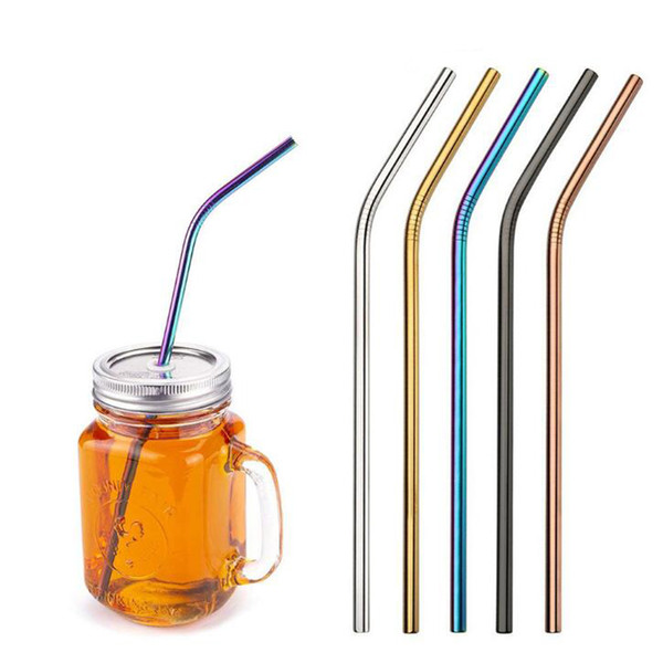 Stainless Steel Drinking Straws 8.5