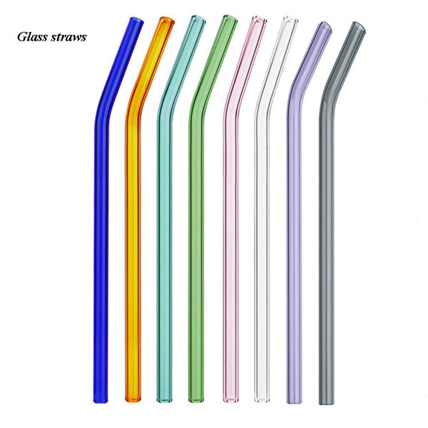 18cm*8mm Reusable Gla
8000
ss Drinking Straws Eco-Friendly Dinking Straws Bent Straight Milk Cocktail Straw