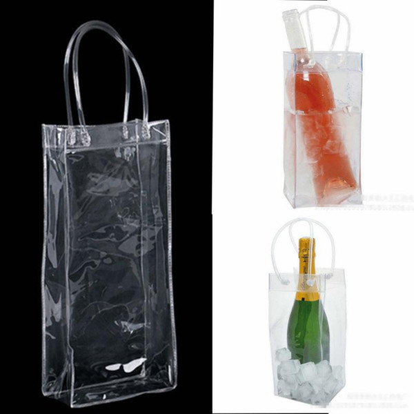 Bag Gift Wine Beer Champagne Bucket Drink Ice Bag Bottle Cooler Chiller Foldable Carrier Favor Gift Festival Bags