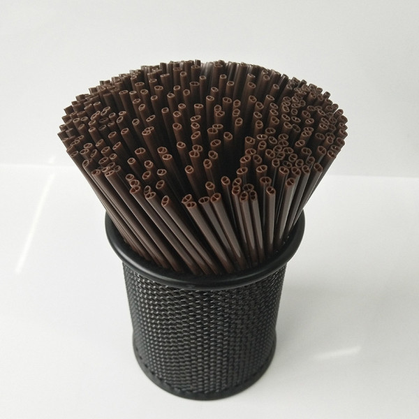 Yooap Disposable coffee straws Coffee stir bar Hot drink straws Two-hole juice two holes 500 sticks