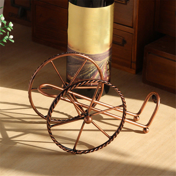 Vintage Creative Living Room Wine Cabinet Decoration Wine Display Stand European Metal Rack Decoration Hot Sale