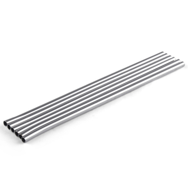 Durable Stainless Steel Straight Drinking Straw Straws Metal Bar Family kitchen