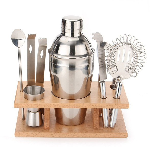 Stainless Steel Shaker Kit Red Wine Cocktail Shakers Set Western Style Metal Shacker Kits Easy To Clean Bar Tool 51 5mc I