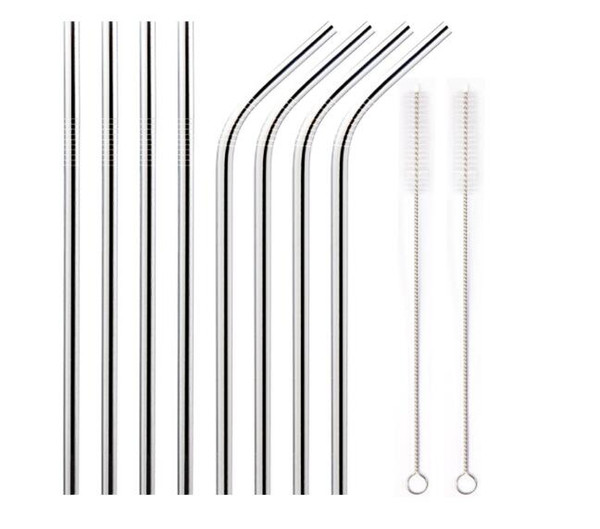 304 Stainless Steel Drinking Straws 8.5