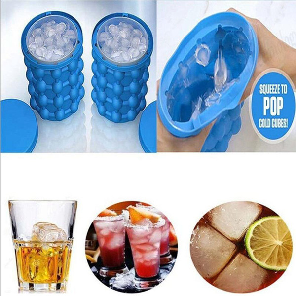 NEW Genie Ice Bucket Saving Ice Cube Maker ice bucket maker genie Party Drink Freezer Custom Revolutionary Space Saving