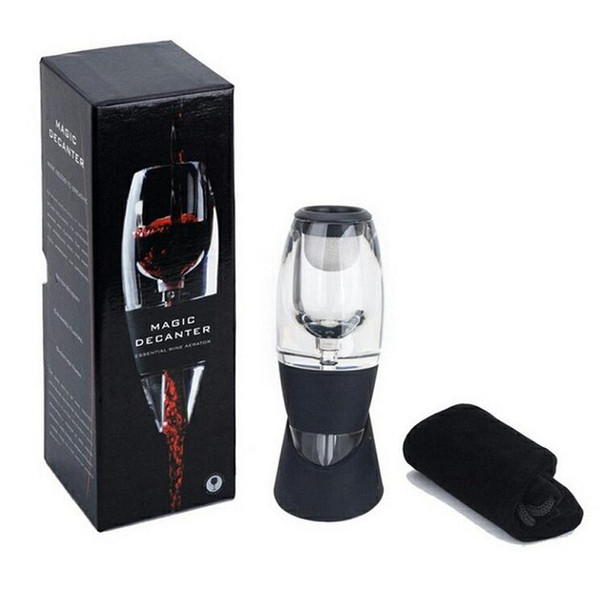 Portable Wine Magic Decanter Classical Wine Aerator /Wine Aerator Decanter Essential,Bag Hopper And Filter with gift box packing