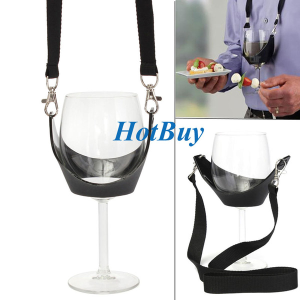 Portable Wine Glass Holder Strip Birthday Party Wine Holder #3825