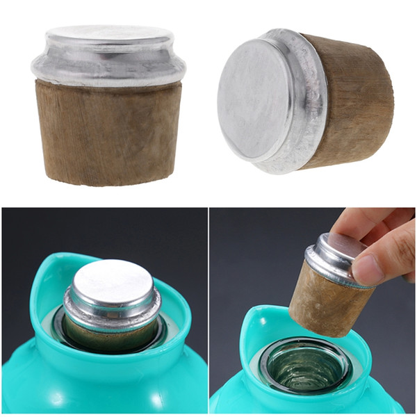 40mm Thermos Plug Bottle Cap Bottom Diameter Wood Thermos Bottle Cork Plug Lid Cap Stopper Kettle Part 6pcs/set