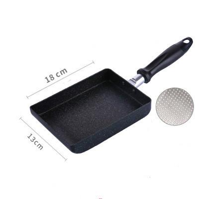 Melaleuca Coat Japanese Aluminum Alloy Tamagoyaki Omelette Pan Non -Stick Frying Pan Fry Egg Pan Pancake Pot Cookware 13x18cm