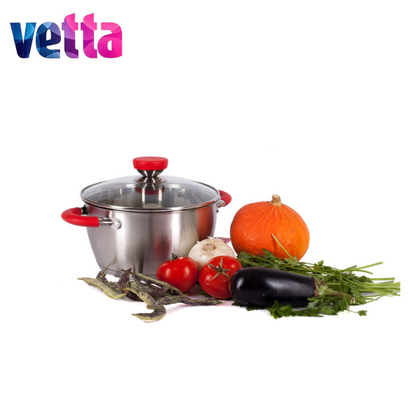 Pan Vetta Tyrol 24h 13sm ,5 ,4l .So Glass .Cover ,Induction Utensils ,Knife ,Tool ,Woman ,High Quality ,Set 822 -097