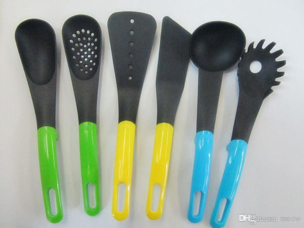 24sets/Lot Kitchenware Set Multi-color Slotted Spoon Ladle Turner Hygienic Kitchen Utensils