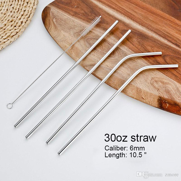 Stainless Steel Straw Steel Drinking Straws 8.5 