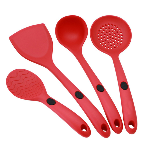 Non-Stick Silicone Spatula Wok Turner With Silicone Handle Slice Pancake Turner Shovel Kitchen Utensils Spatula Wok Turner