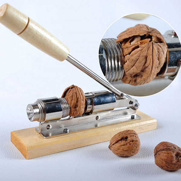 Manual Stainless Steel Nut Cracker Mechanical Sheller Pecan Filbert Walnut Nutcracker Fast Opener Kitchen Tools Fruits And Vegetables