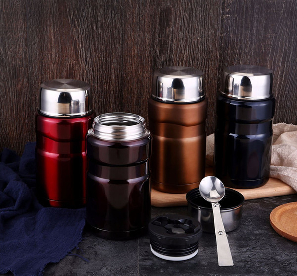 2018 new 24oz Thermal Stainless steel Food Jar Thermal Cooker Vacuum Insulated food container Lunch Box Bento Boxes