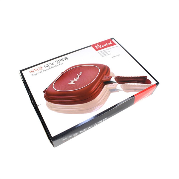 High Quality Cooking Tool Durable Frying Pan Double Sided Non Stick Red Pans Simple Practical Kitchen Essential 80wl aa