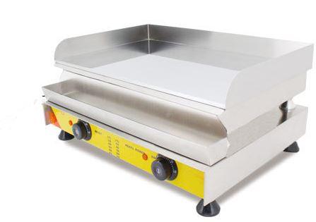 electric stainless steel 304 flat pan griddle machine BBQ grill free shipping good quality 110v/220v