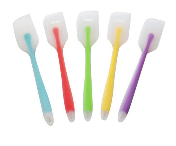 Kitchen Silicone Cream Butter Cake Spatula Mixing Batter Scraper Brush Butter Mixer Cake Brushes Baking Tool