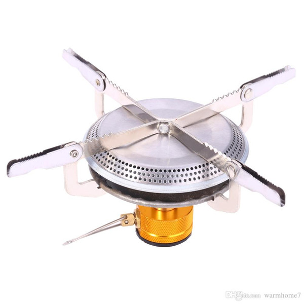 Camping Gas Burner Mini Stove Head Outdoor Stoves Energy-saving Compact Size Butane Gas Backpacking Camping Gas Burner New +B