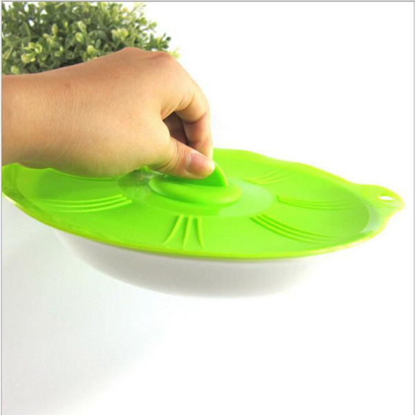 New Cookware Parts Silicone Lids green and gary color can choose -Reuseable Super Suction Food Covers