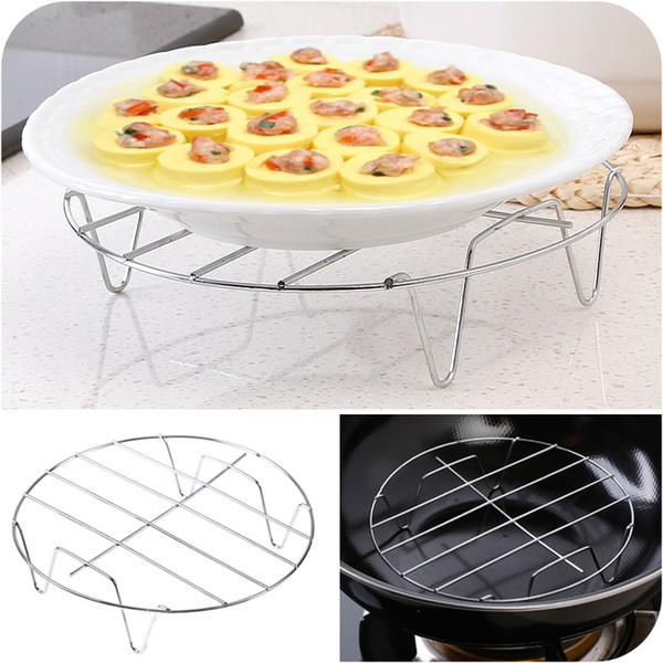 Practical Kitchen Cooking Tool Multifunctional Stainless Steel Steamer Rack Plate for Bowl Pan Household Accessries Steaming Plate