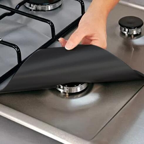 Reusable Aluminum Foil Gas Stove Burner Cover Protector Liner Clean Mat Pad File Injuries Protection Wholesale