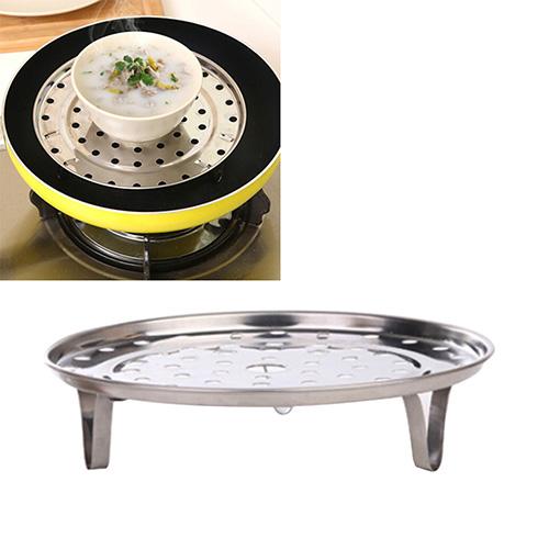 New arrival Stainless Steel Steamer Rack Insert Stock Pot Steaming Tray Stand Cookware Tool