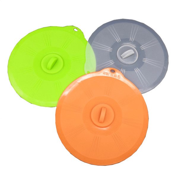 Silicone Suction Lid-bowl Pan Cooking Pot Lid Stretch Lids Silicone Pan Spill Stopper Cover circular Kitchen Gadgets