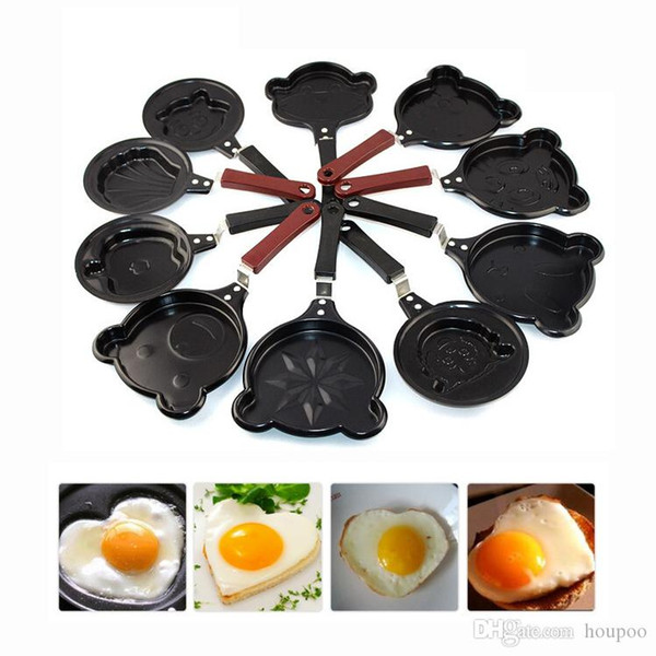 12*26cm Mini Bear Bunny Shaped Frying Pan Egg Chocolate Heating Cookware Non-stick Pots Dining Bar Kitchen Gadgets