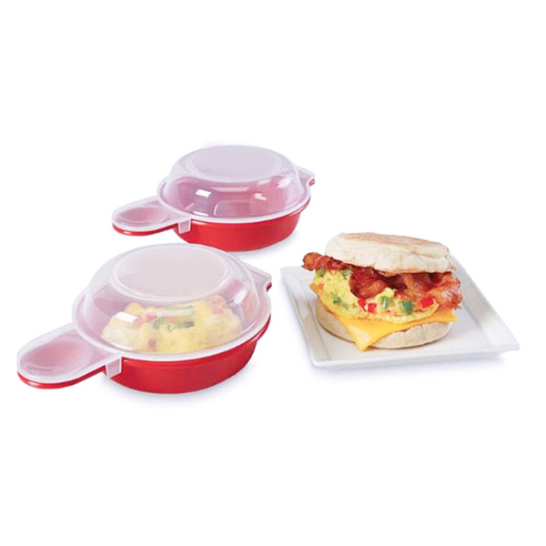 2PCS Easy Kitchen Microwave Egg Hamburg Pancake Omelet Maker Cooking Tool Cheese Egg Tools Baking Accessories