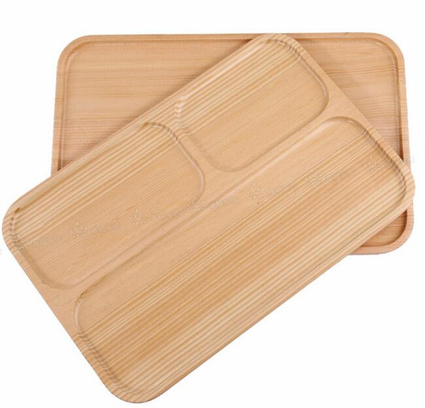 Wooden Cutlery Plates Tray Wood Tray Bread Dessert Tea Plate Solid Wood Board Free Shipping